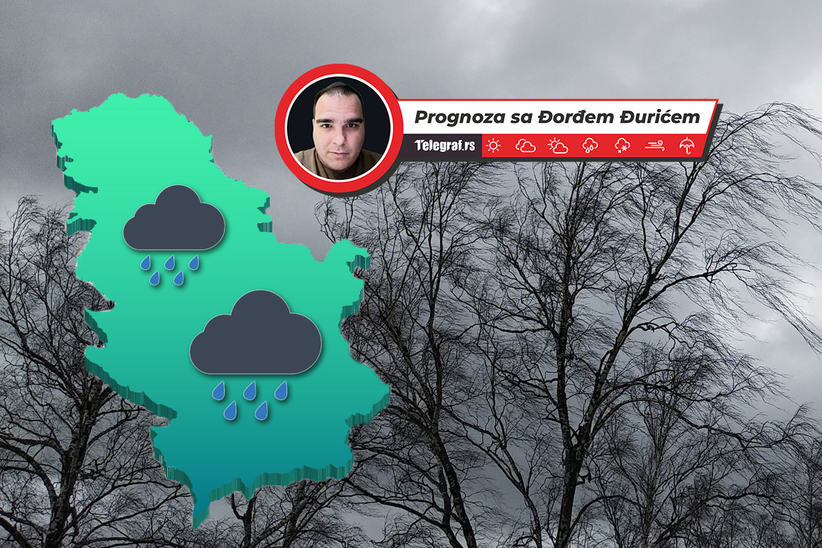 Stigao novi KIŠNI TALAS! Evo gde će pljuštati: U ovom delu Srbije vejaće i SNEG