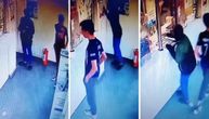 Ludilo u Ustaničkoj! Deca pljačkaši upali u apoteku, lome staklo, a onda kamenjem gađaju radnike! Šok snimci