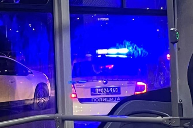 Saobraćajna gužva, policija