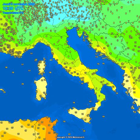 Trenutne temperature vazduha