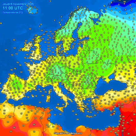 Trenutne temperatre vazduha