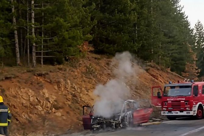 Požar, automobil, izgoreo automobil