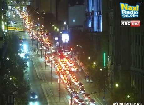 Gužve u gradu, Gazela, Nemanjina, Autokomanda, Brankov most ...