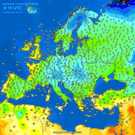 Trenutne temperature vazduha