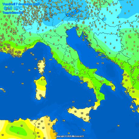 Trenutne temperature vazduha