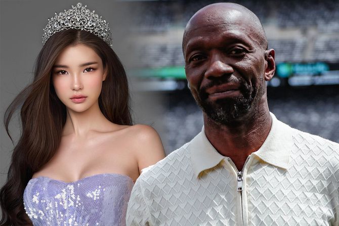 Klod Makelele i Jelena Egorova