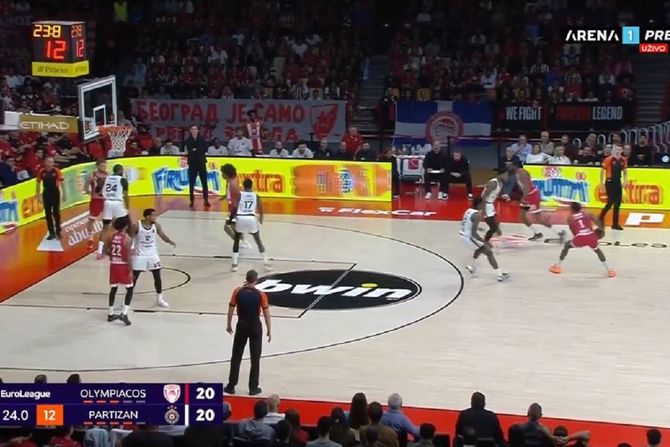 KK Olimpijakos - KK Partizan