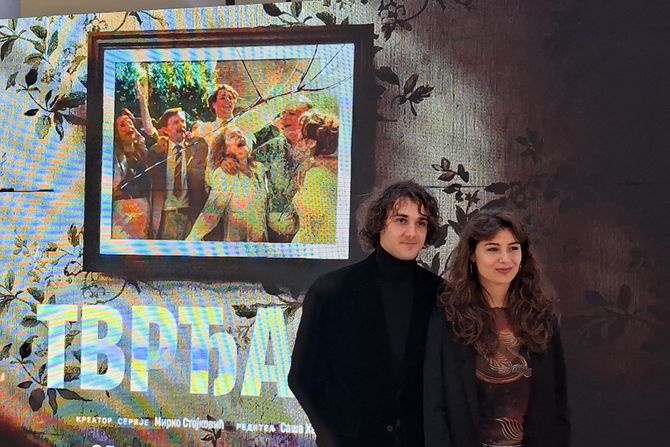 Promocija serije "Tvrđava", Ognjen Mićović, Darija Vučko