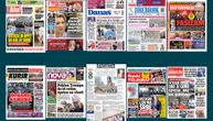 NASLOVNE STRANE SUTRAŠNJIH NOVINA: Prelistavanje štampe za nedelju, 9. novembar 2025. godine