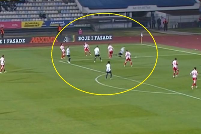 FK Crvena zvezda penal