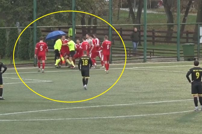 Sudija, incident, BSK - Vrčin