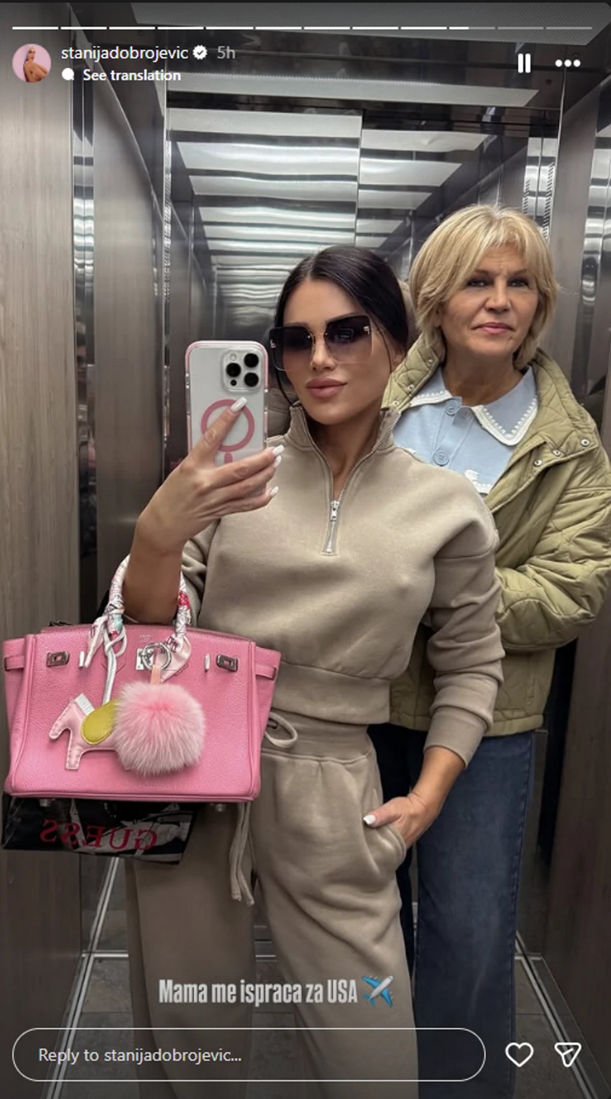 Stanija otputovala u Ameriku: Starleta razočarana u Asmina, evo ko ju je ispratio, bio je najtužniji