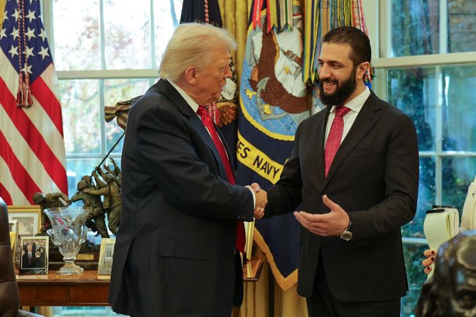 Donald Tramp i Ahmed Al Šara
