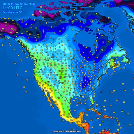 Trenutne temperature vazduha