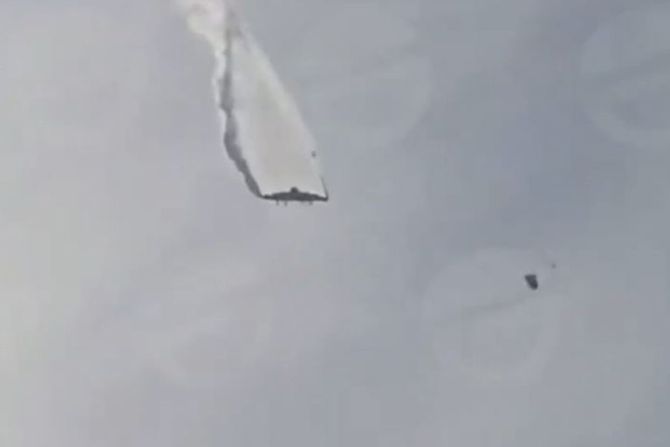 Pad turskog aviona Turkish air force C-130