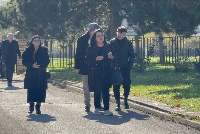 Verica, Marija, Rajko Šerifović sahrana