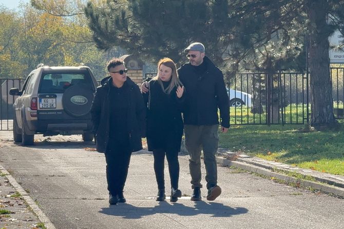 Verica, Marija, Rajko Šerifović sahrana