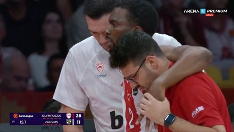 Kinan Evans, povreda Olimpijakos