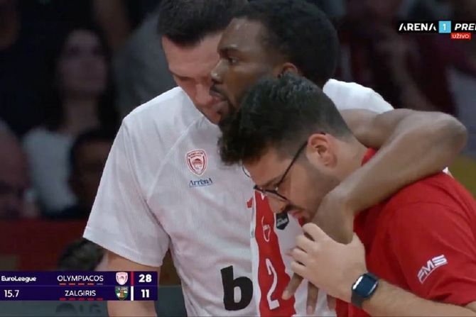 Kinan Evans, povreda Olimpijakos