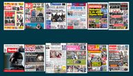 NASLOVNE STRANE SUTRAŠNJIH NOVINA: Prelistavanje štampe za četvrtak, 13. novembar 2025. godine