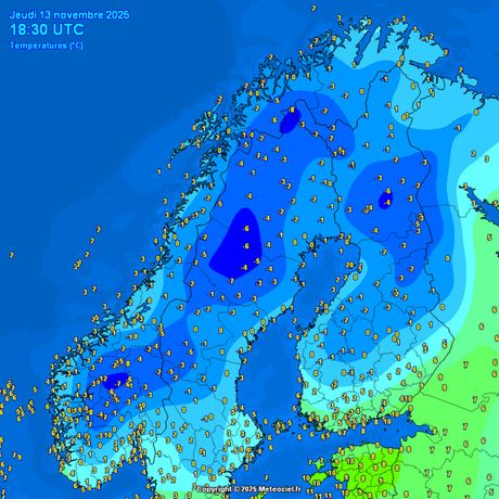 Skandinavija, polarni udar