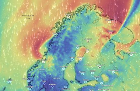 Skandinavija, polarni udar