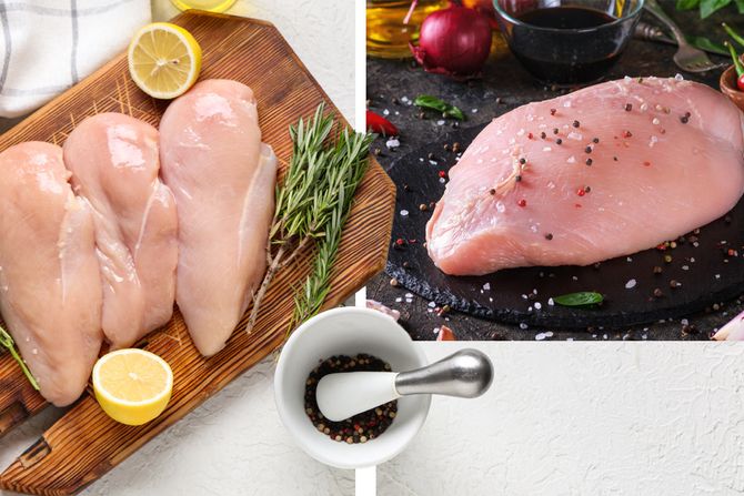 Pileće i curece grudi, meso