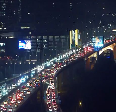 Saobraćaj gužva Beograd Most Gazela