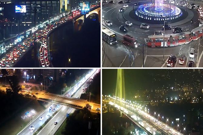 Saobraćaj gužva Beograd Fičer