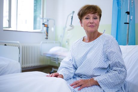 žena, bolnica, pacijent