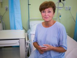 žena, bolnica, pacijent