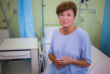 žena, bolnica, pacijent