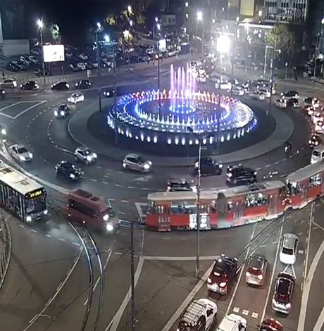 Saobraćaj gužva Beograd Slavija