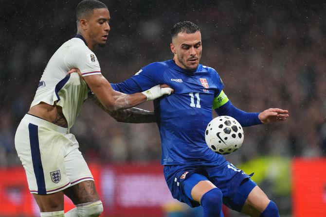 England Serbia WCup Soccer