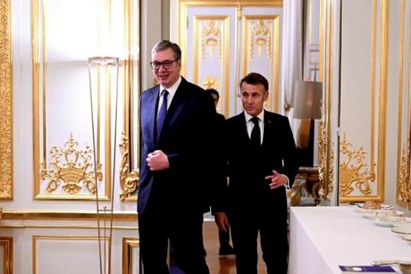 Aleksandar Vučić Emanuel Makron