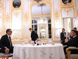 Aleksandar Vučić Emanuel Makron