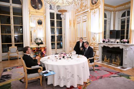 Aleksandar Vučić Emanuel Makron