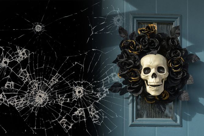 crni venac, rupe od metaka