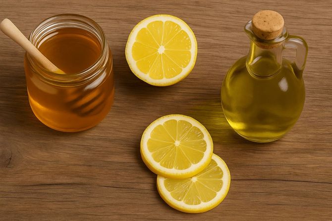 Med, limun i maslinovo ulje