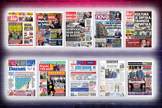 Prelistavanje pregled štampe naslovne strane novine Fičer