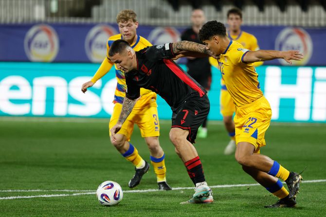 Rej Manaj - fudbalska reprezentacija Albanije