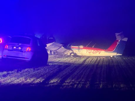 Avion pad nesreća udes