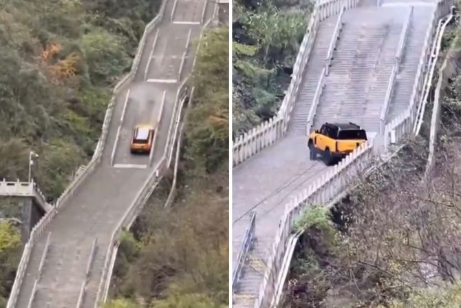 Kina, Zhangjiajie, automobil