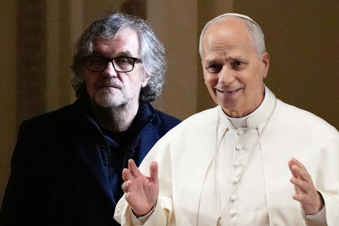 Pope Leo XIV i Emir Kusturica