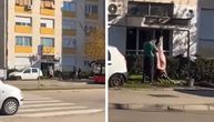 Nišlije se krste i levom i desnom! Ovakvi "mesari" nisu viđeni: Stranžiraju životinju usred grada!