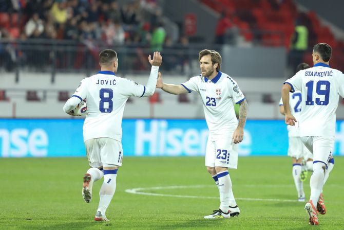 Fudbal Srbija - Letonija