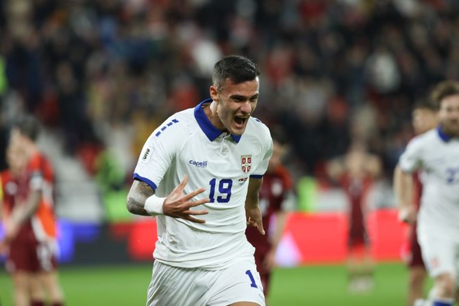 Fudbal Srbija - Letonija