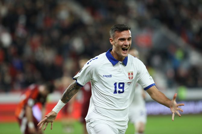 Fudbal Srbija - Letonija