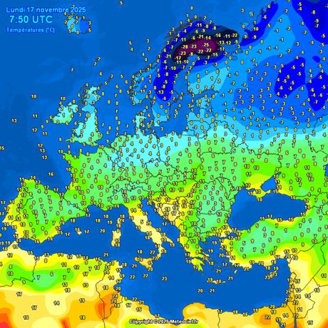 Trenutne temperature vazduha