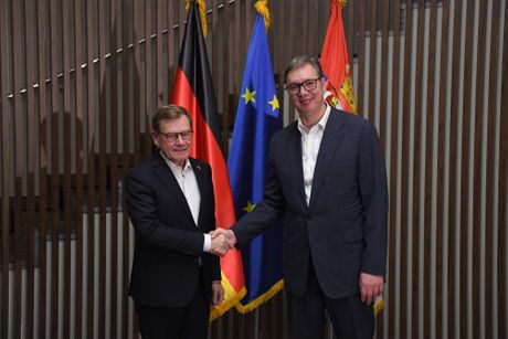 Aleksandar Vučić i Johan Vadeful